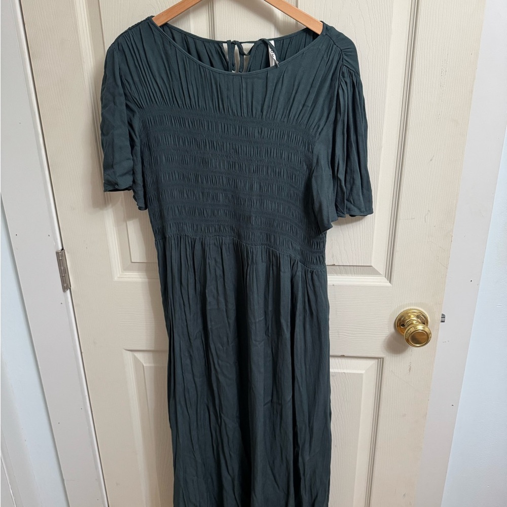Soma Dark Teal Midi Dress